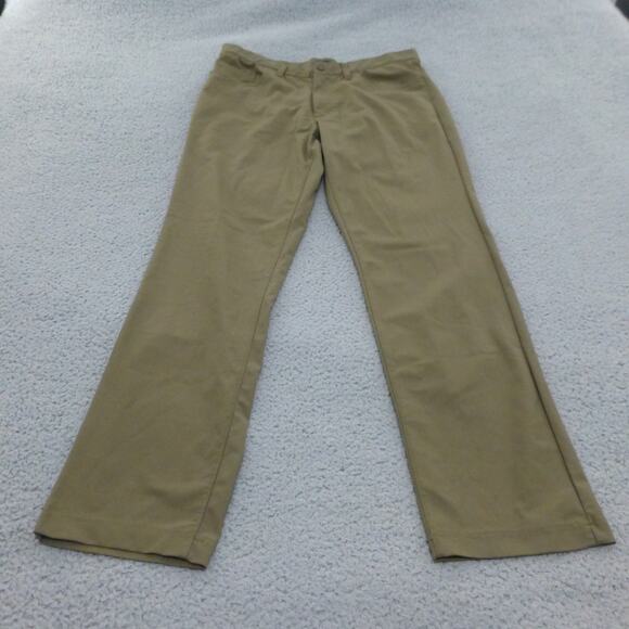 Banana Republic Pants Mens 33x32 Slim Brown Performance Chino Stretch Golf - Picture 1 of 10